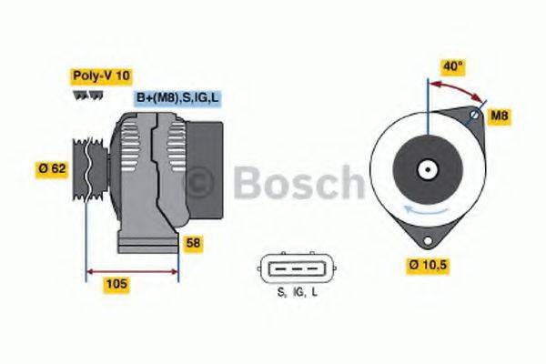 BOSCH 4517 Генератор