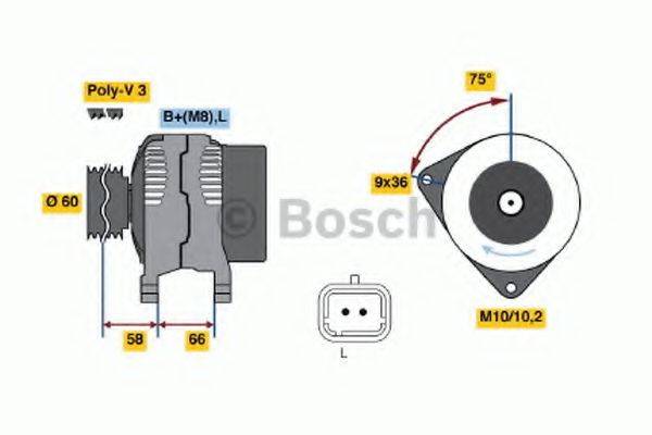 BOSCH 4526 Генератор