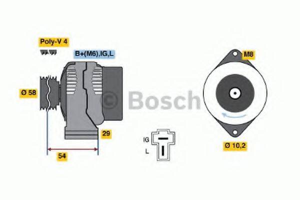 BOSCH 4544 Генератор