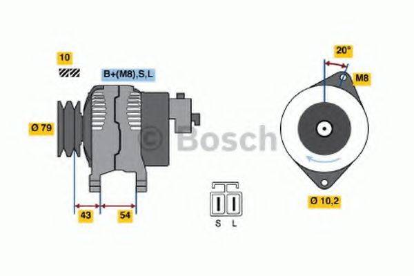BOSCH 4556 Генератор