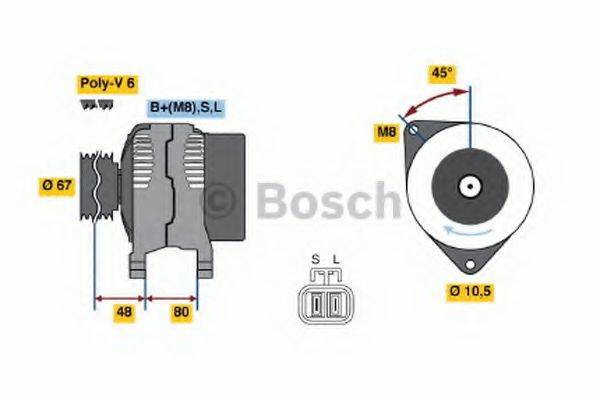 BOSCH 4564 Генератор