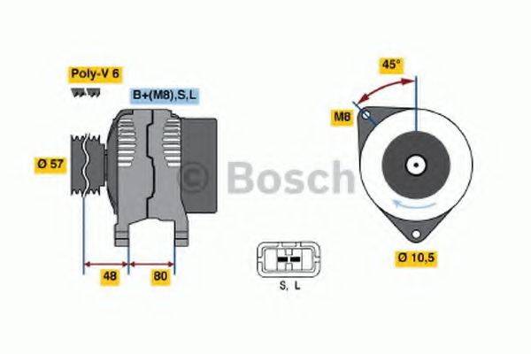 BOSCH 4566 Генератор