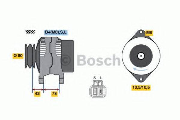 BOSCH 4568 Генератор