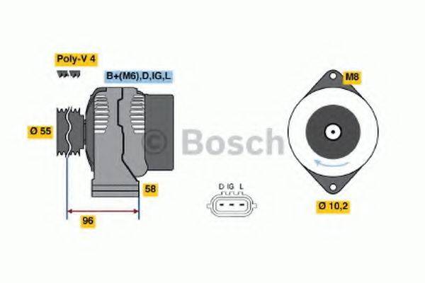 BOSCH 4575 Генератор