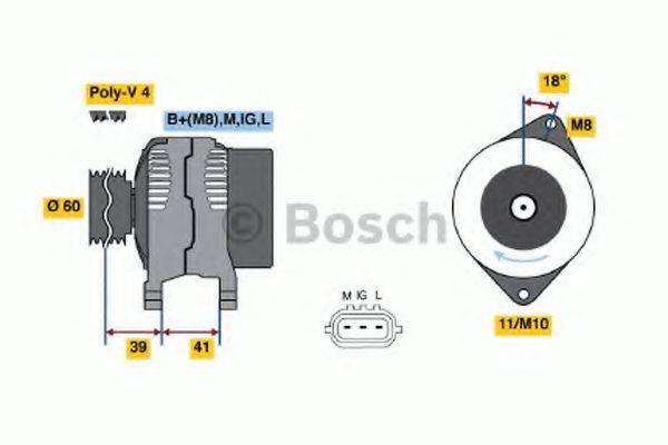 BOSCH 4581 Генератор