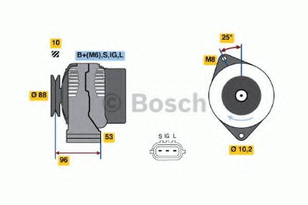 BOSCH 4588 Генератор