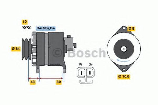 BOSCH 4593 Генератор