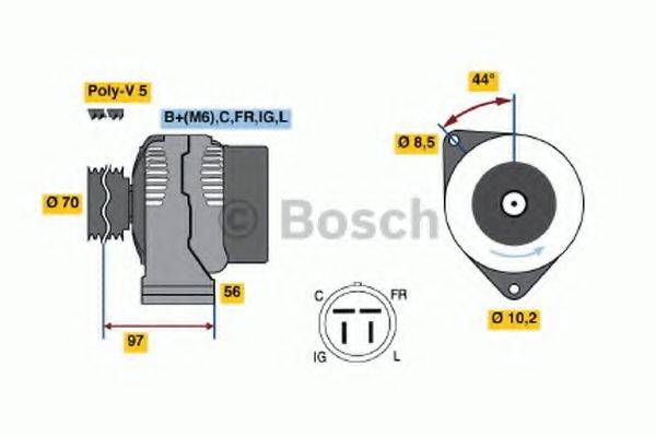 BOSCH 4596 Генератор