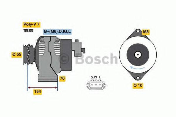 BOSCH 4654 Генератор