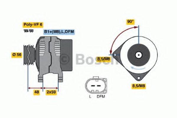 BOSCH 4725 Генератор