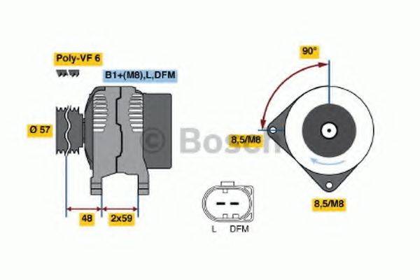 BOSCH 4735 Генератор