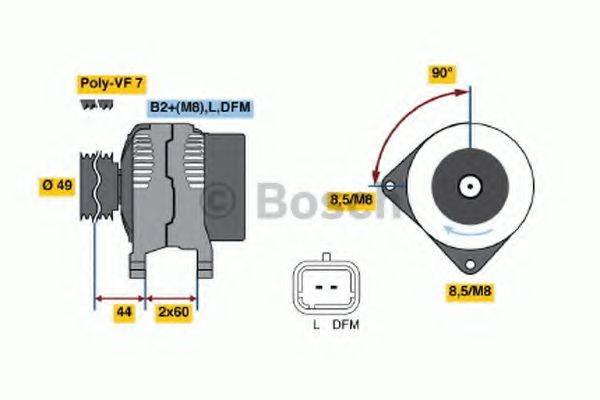 BOSCH 4739 Генератор