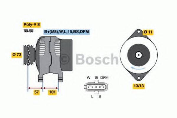 BOSCH 4744 Генератор