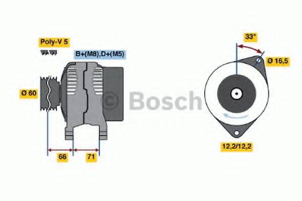 BOSCH 4775 Генератор