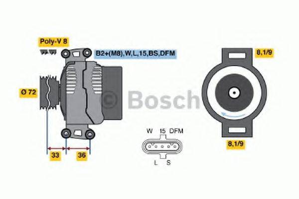 BOSCH 4782 Генератор