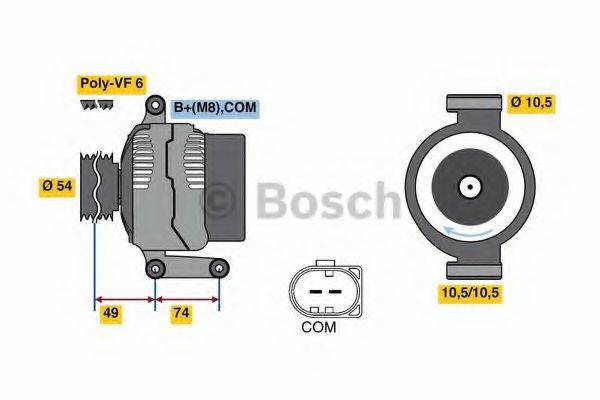 BOSCH 4794 Генератор