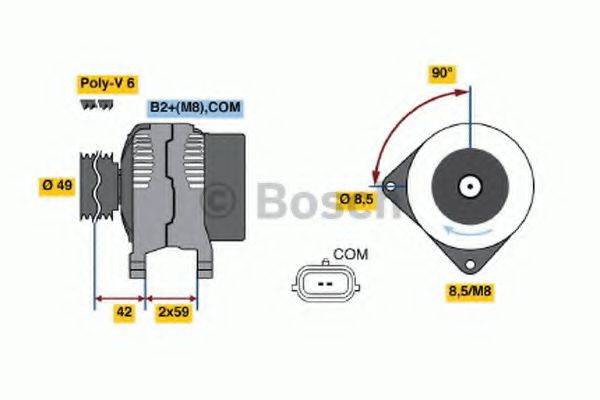 BOSCH 4806 Генератор