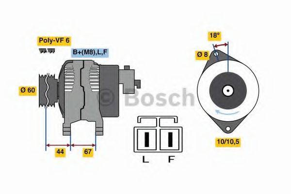 BOSCH 4832 Генератор