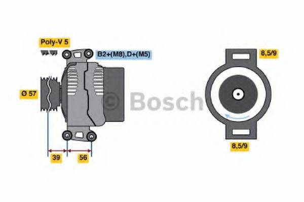 BOSCH 4862 Генератор