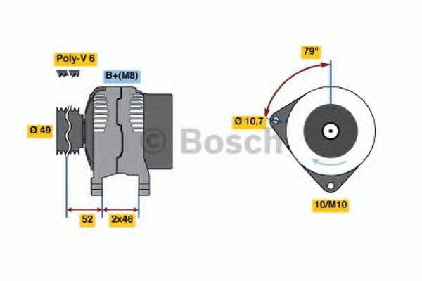 BOSCH 4891 Генератор
