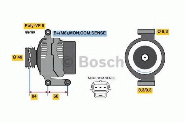 BOSCH 4967 Генератор