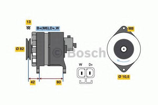 BOSCH 4973 Генератор