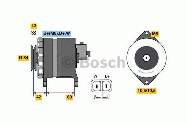 BOSCH 4987 Генератор