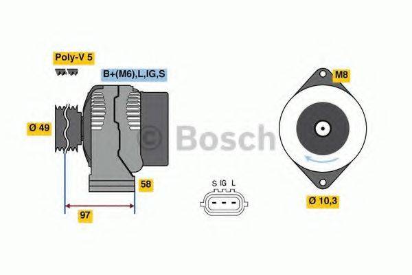 BOSCH 8001 Генератор