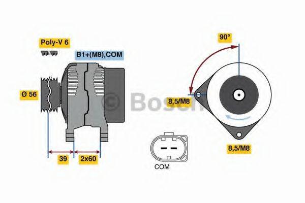 BOSCH 8009 Генератор