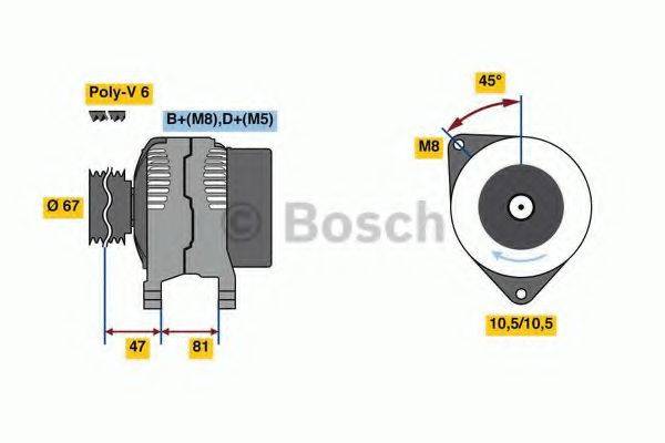 BOSCH 8012 Генератор