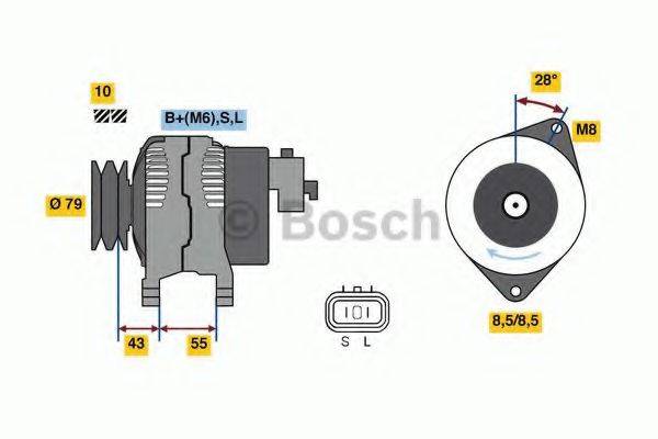 BOSCH 8013 Генератор