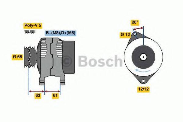 BOSCH 8028 Генератор