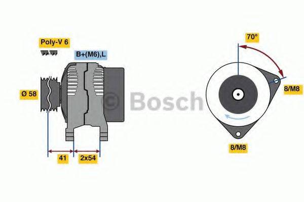 BOSCH 8034 Генератор