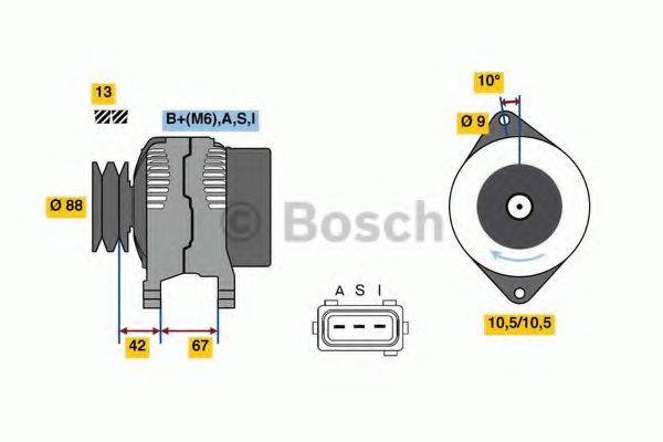 BOSCH 8039 Генератор