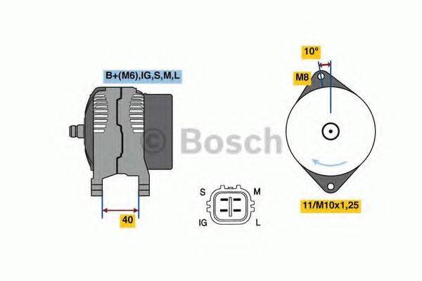 BOSCH 8047 Генератор