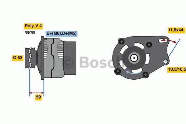 BOSCH 8054 Генератор