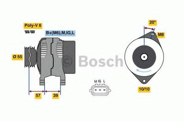 BOSCH 8059 Генератор