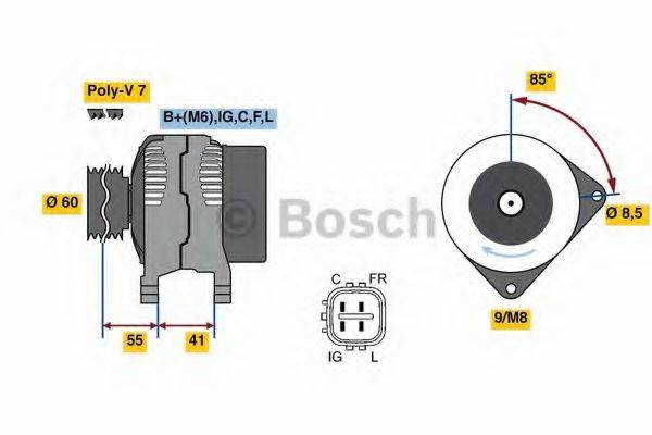 BOSCH 8073 Генератор