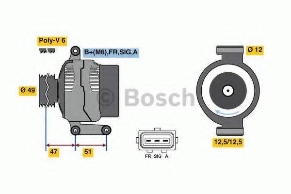 BOSCH 8075 Генератор