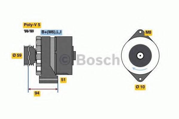 BOSCH 8076 Генератор