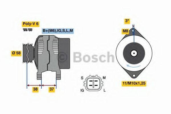 BOSCH 8077 Генератор