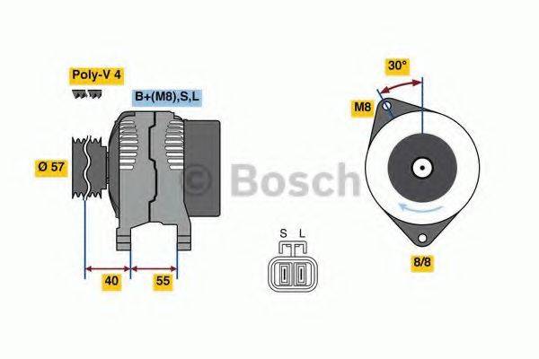 BOSCH 8079 Генератор