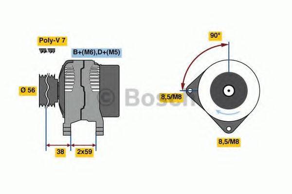 BOSCH 8095 Генератор