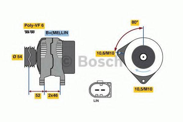 BOSCH 8119 Свічка запалювання