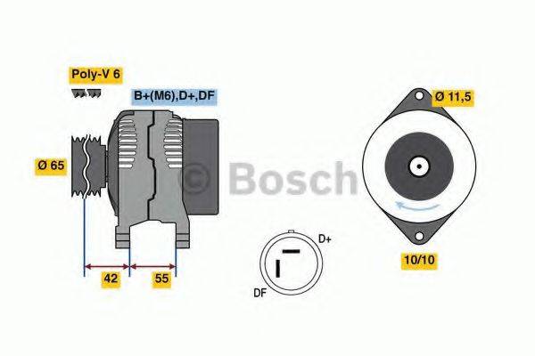 BOSCH 8120 Свічка запалювання