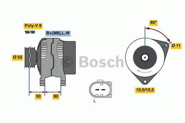 BOSCH 8136 Генератор