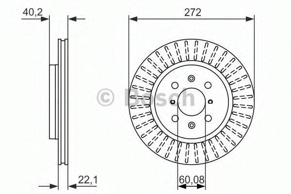 TRUSTING DF1462 гальмівний диск