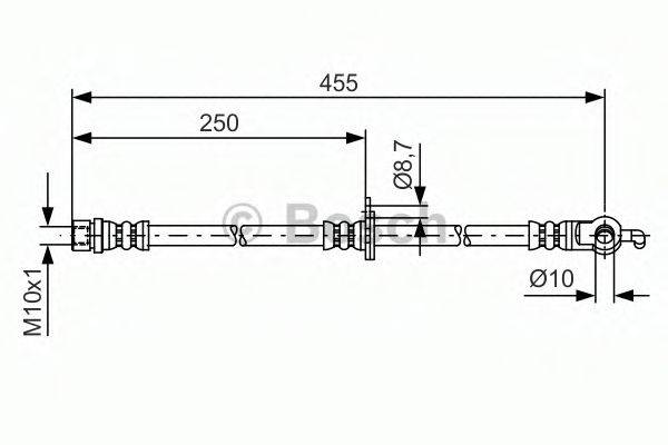 LEXUS 90947-02F65 Гальмівний шланг