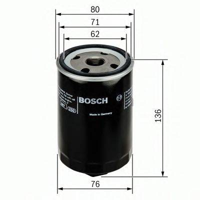 BOSCH 72163 Масляний фільтр