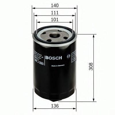 BOSCH P 4013 Масляний фільтр